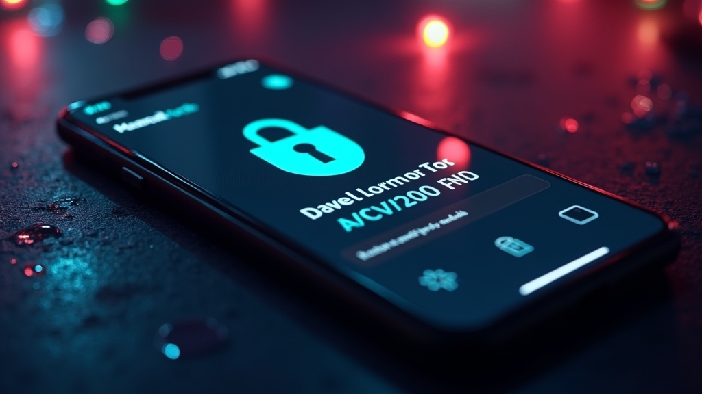Móvil con descarga APK y verificación de seguridad en ambiente de casino