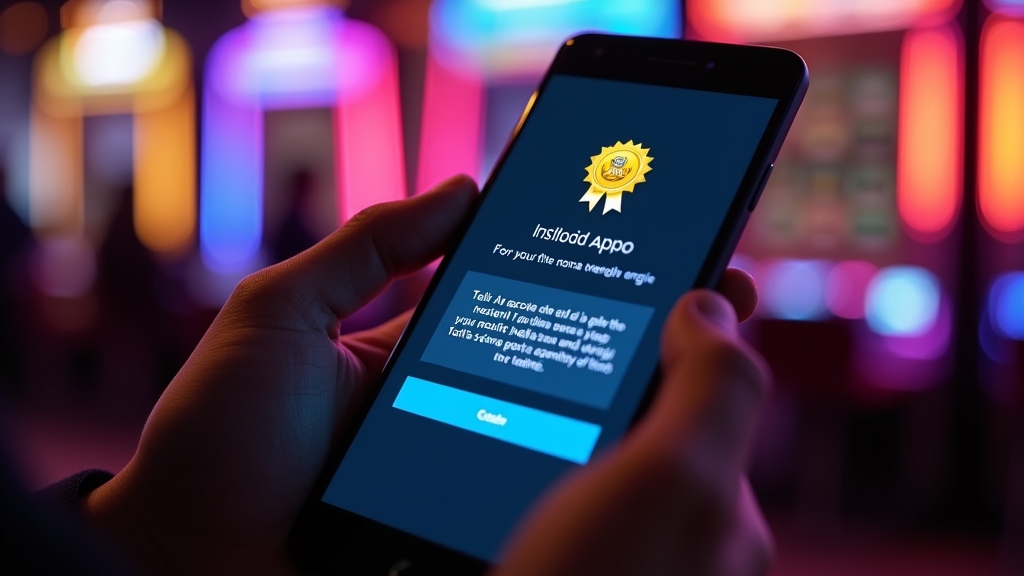 Instalación de APK en Android con permisos y ambiente de casino
